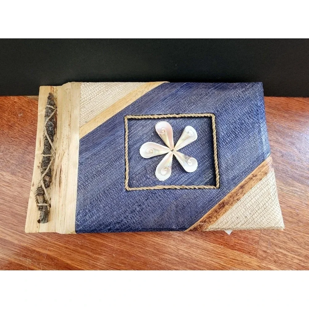 Vintage Wood Photo Album HANDMADE. NEW